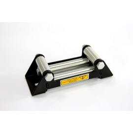 SALMAN 6" 4000-4500LBS 4-Way Roller Steel Fairlead 6 inch(152 mm) Hole Spacing for UTV/ATV Winch Accessory