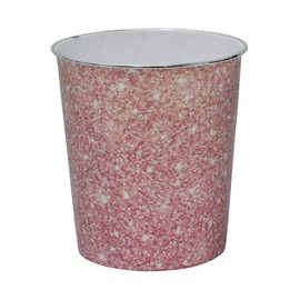 JVL Small Pink Sparkle Waste Paper Bin, Set of 2