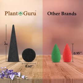 Sandalwood Charcoal Incense Cones 2" TOPLOW - 60 Pack Bulk - Natural Scented Cones Handmade Hand Dipped