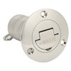 Marine Boat Deck Filler with Keyless Cap Stainless Steel Mirror