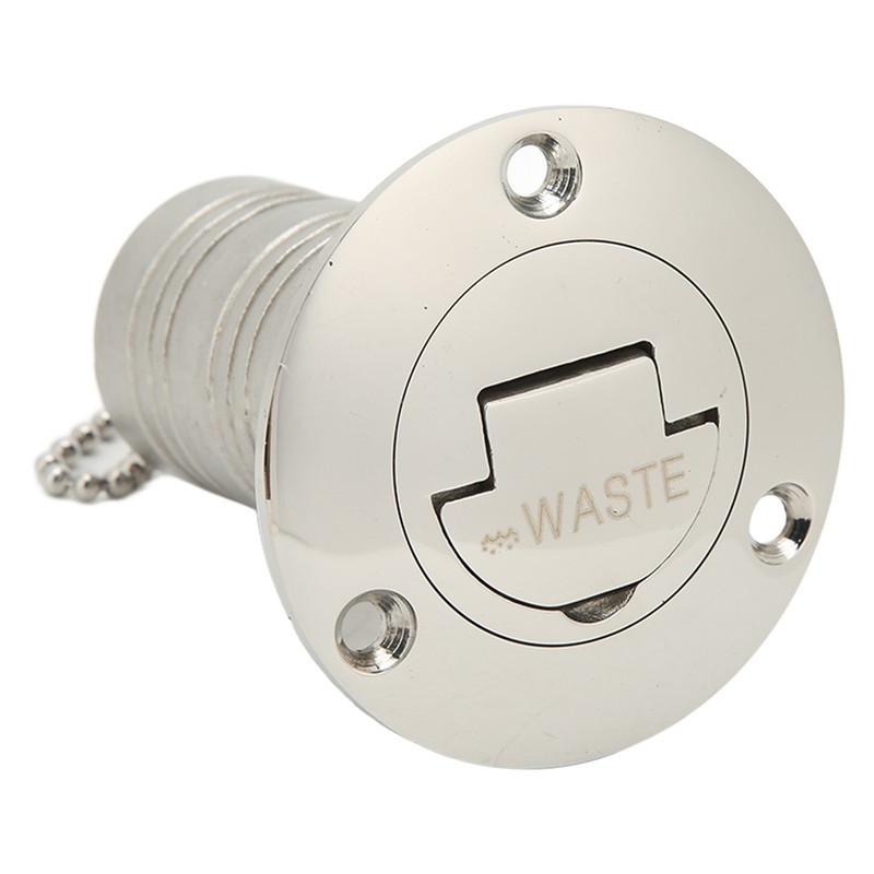Marine Boat Deck Filler with Keyless Cap Stainless Steel Mirror