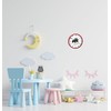 CreaDesign, WU-32-1104 Tractor Wall Clock for Children's Room, Silent Movement