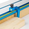 POWERTEC 2-1/4" Fence Flip Stop for Table Saw, Miter Saw,