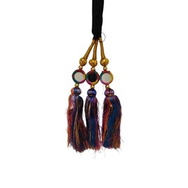 Women Punjabi Parandi Paranda Choti Braid/Tassles Hair, Hair Extensions for Girls and Festival, Party, Wedding Woven Parandi (Multicolor) Set 0f 1