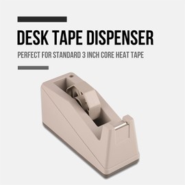 Lichamp Desktop Tape Dispenser Holder with Large 3 inch Core for Masking Tape, Heat Transfer Tape Sublimation, Painters Tape, Freezer Tape and Kitchen Tape, 0128LG