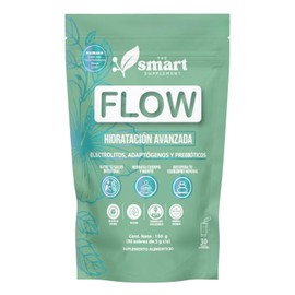 FLOW – Electrolitos con Sodio Potasio Magnesio y Calcio – Con Vitamina C Zinc Inulina y Cordyceps – Hidratación Diaria – 30 Sobres de 5 g
