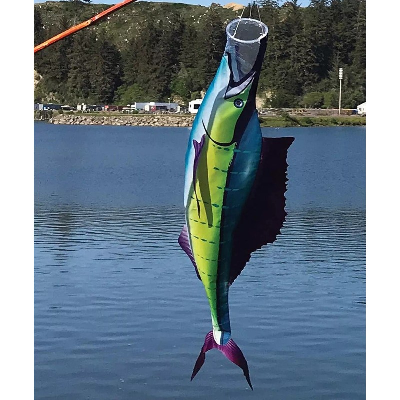 In the Breeze WINDSOCK--50" Sailfish Windsock, Diva, Spinner by In