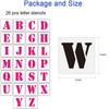 LYPER 6 x 6 Inch Letter Stencils Set, 26 Pieces