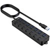 USB 3.0 Hub, VEMONT 7-Port USB Hub USB Splitter mit