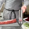 YISUN Electric Salt and Pepper Grinder Set, Stainless Steel Automatic