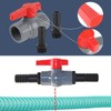 Vyanveo Ball Valve with Hose Connector PVC Pool Valve Shut-off