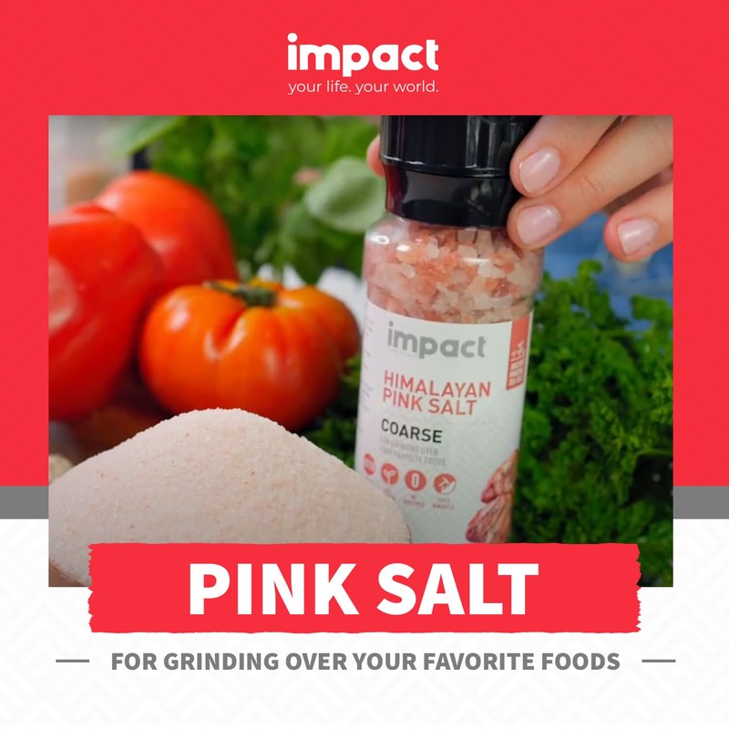 Impact - Coarse Himalayan Pink Sea Salt - No Additives