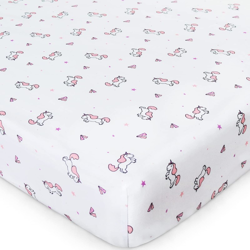 Bassinet Fitted Sheet(33" x 20"), Bassinet Sheets 2 Pack, Compatible