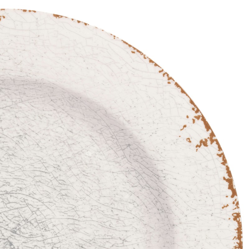 Gibson Home Mauna Melamine Plastic Dinnerware Set, Service for 4