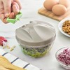 InnovaGoods V0103140 Mini Chopper with Spinop Rope, ABS, PP, PS,