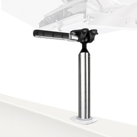 Grill Mount for Magma Grill,Rod Holder Mount for Magma Marine Rectangular Grills/Single Mount Bait/Filet Tables/Boat Cutting Board, All-Angle Adjustable Level Table Mount,for Boat & Fishing Boat BBQs