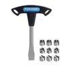 sourcing map T Handle Flat Head Screwdriver 10mm T Handle