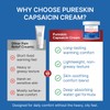 PURESKIN Capsaicin Cream Extra Strength: 0.1% Capsaicin Neuropathy Cream for
