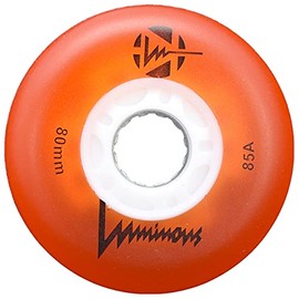 Luminous Inline Wheels Orange 72mm 85A 4pk