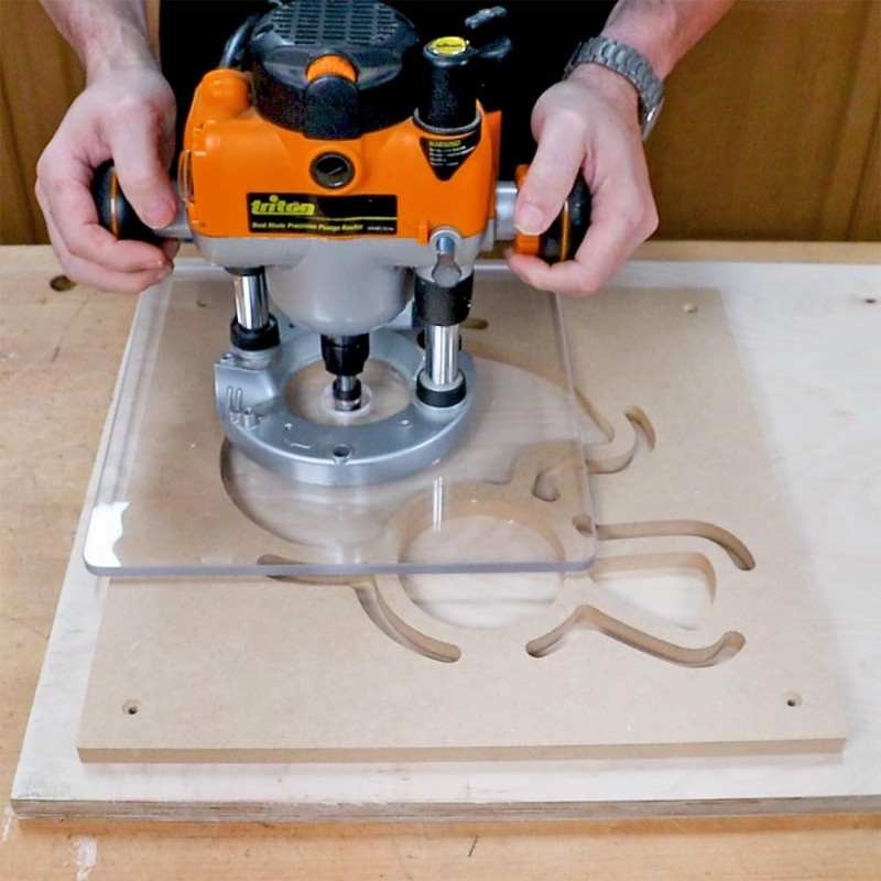 Infinity Cutting Tools Universal Router Base Plates (11.5" x 11.5"