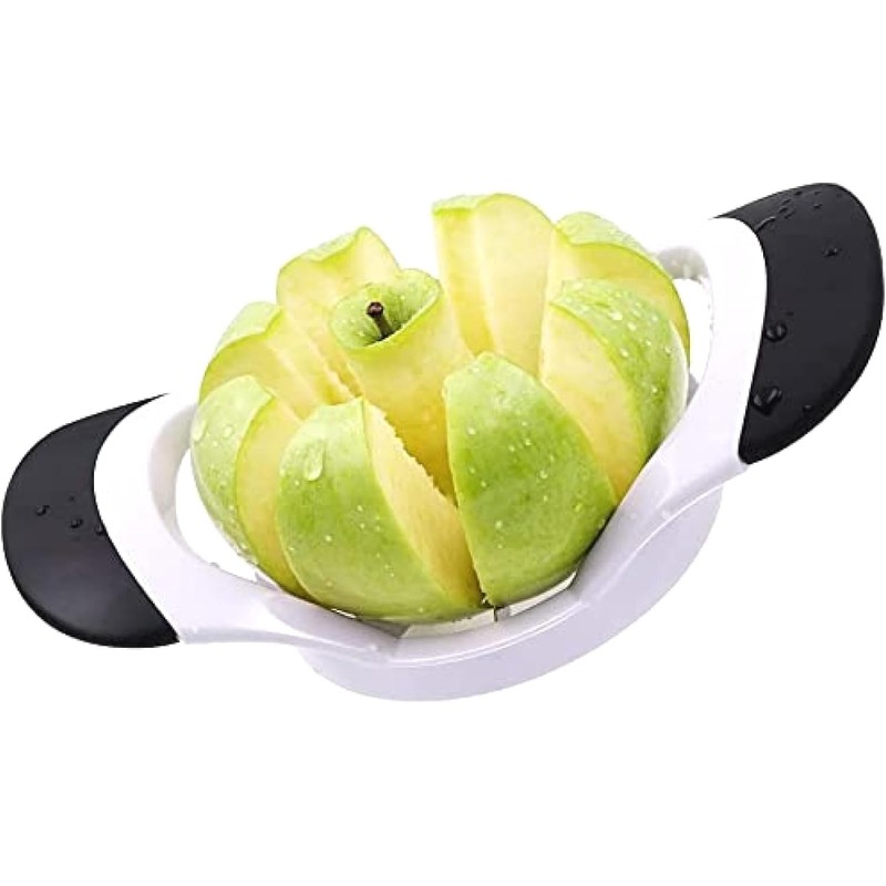 Cortador y descorazonador de manzanas de acero inoxidable, 8 rebanadas