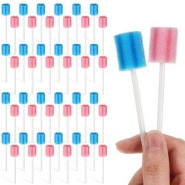 100 Isopos, Hisopos de Esponja para Muestras Orales, Instrumento de Diagnóstico Médico,Uso en Laboratorios y Consultorios