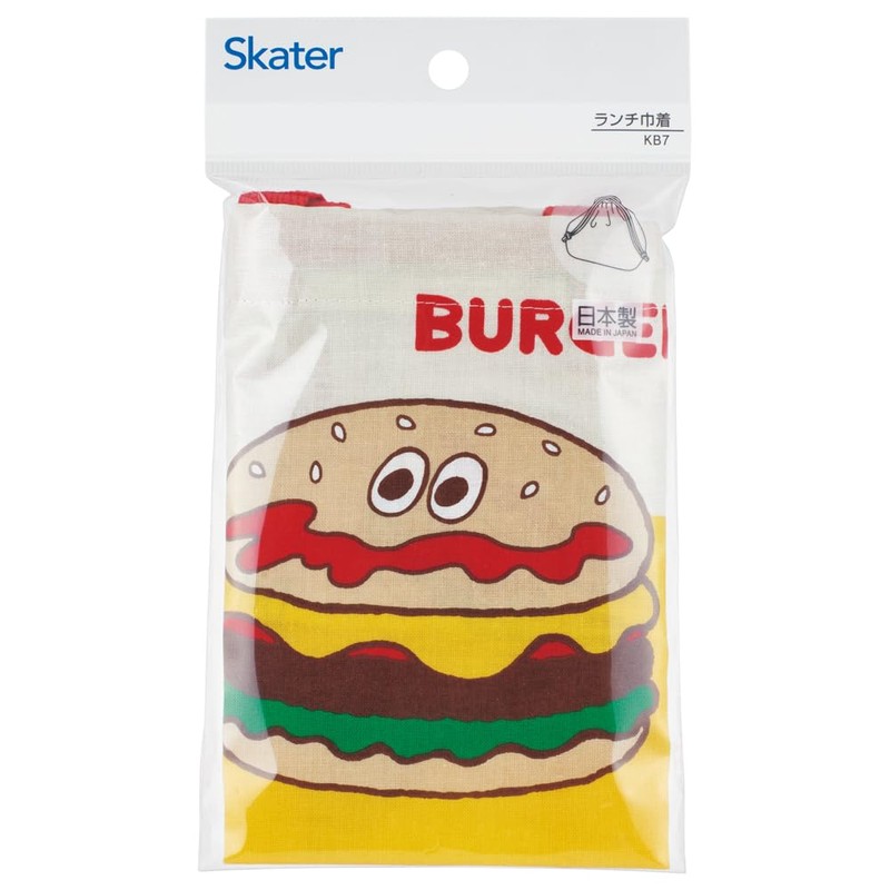 Skater KB7-A Children's Bento Bag, Drawstring Lunch Bag, Made in