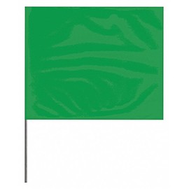 Marking Flag, Green, Blank, PVC, PK100