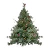 NORTHLIGHT Z99531 4' x 40" Pre-Lit Country Mixed Pine
