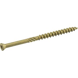 Power Pro 967887 Trim Screws, #8 x 3", All Purpose Wood, Deck, Composite, and Exterior Trim Screws, Rust Resistant, Bronze, 2000pcs Box