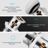 Sink Siphon, Chrome & Black