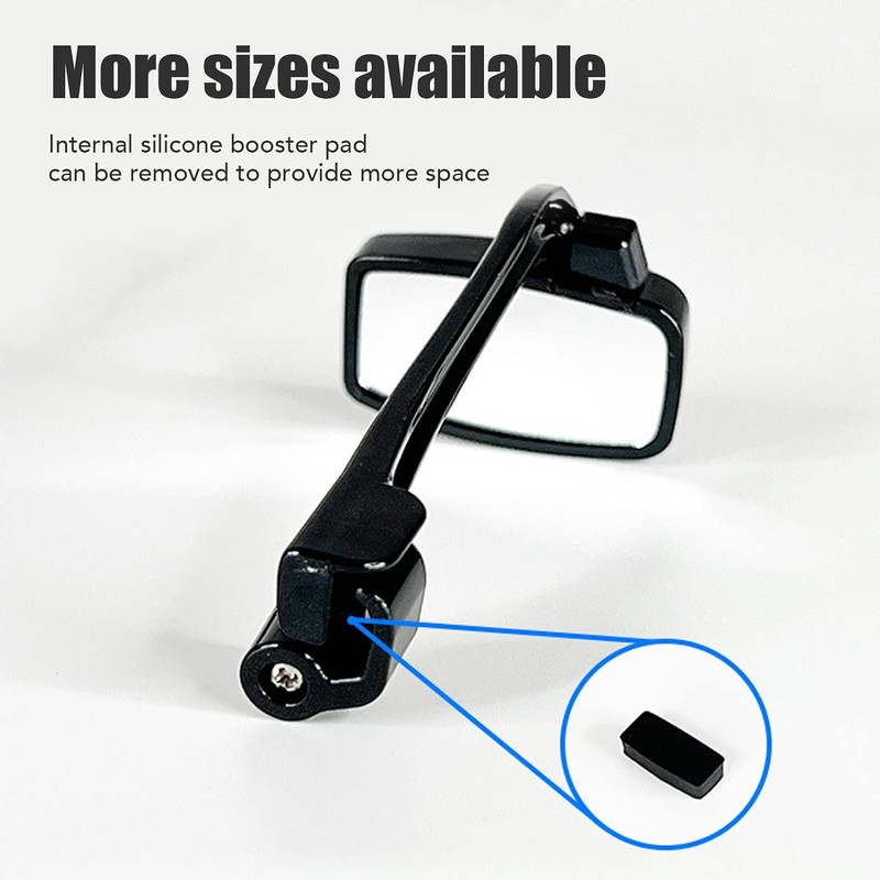 Espejo para Casco de Bicicleta, Espejo Retrovisor para Casco de