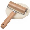 LorisArm Small Rolling Pin with Handle, Wooden Dough Pastry Roller,