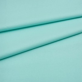 Fabreco - 100% Premium Cotton Fabric Sold by the Metre Plain 160 cm | 220 g/running metre - Soft, Durable & Skin-Friendly | Fabrics for Sewing & Decoration | Fabric Sold by the Metre - Fabric | Mint
