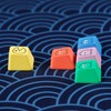 Mechkeeb OEM Profile Pac-Man Five Dye PAC PBT Key caps