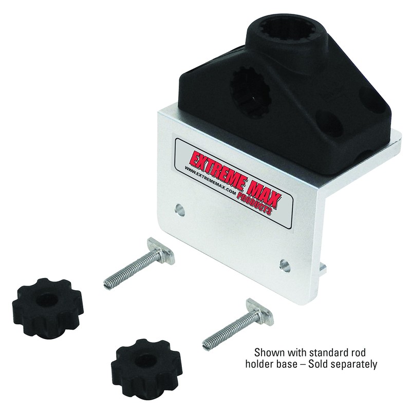 Extreme Max 3005.4405 90° Aluminum Slider Base for Lund Sport