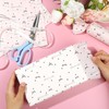 Pineraap 20 Sheets Bow Tissue Paper, Bowknot Butterfly Dot Print