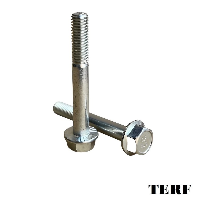 TERF® M8 X 45mm Serrated Flanged Hex Head Bolt M8