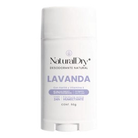 Naturaldry Desodorante en Barra Barra - Lavanda - Unidad - 1 - 50 g
