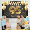 HAMIGAR 6x4ft Happy 95th Birthday Banner Backdrop - 95 Years