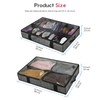 Onlyeasy Under Bed Shoes Storage Bag Organizer for Closet -
