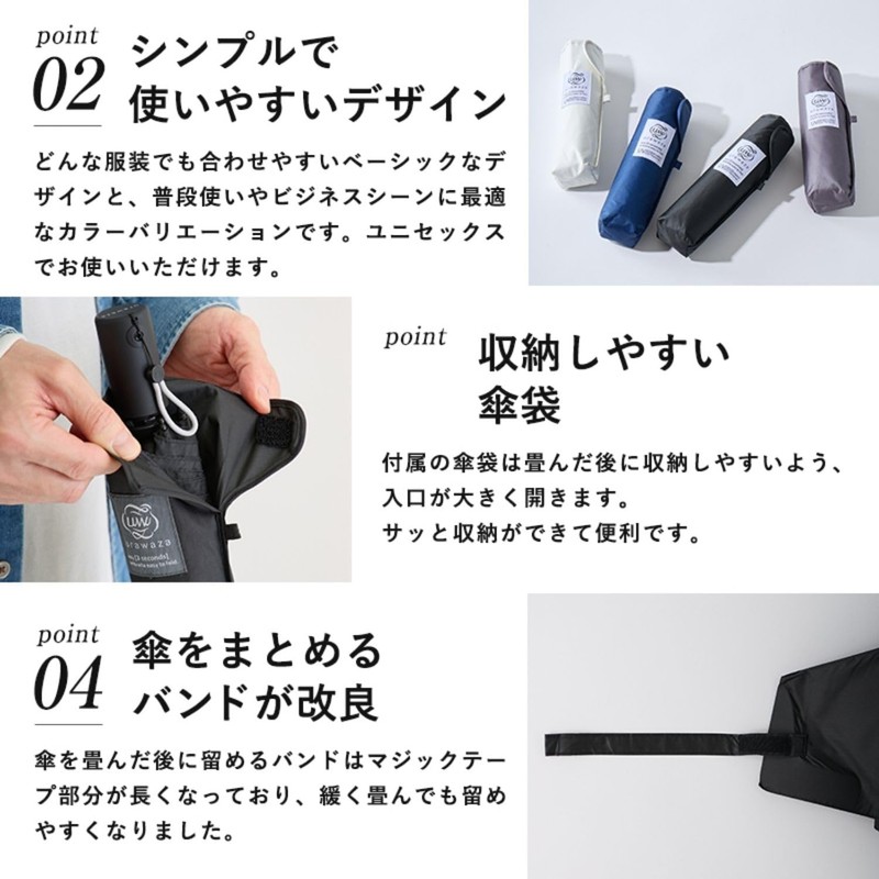 Moonbat 3-Second Folding Umbrella Urawaza, Automatic Open and Close, Heat