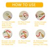 2Pcs Ergonomic Embroidery Punch Needles DIY Craft Stitching Punch Needle