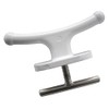 Dock Edge Classic Cast Aluminum InstaCleat with White Finish, 5"
