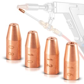 STAHLWERK Wire Guide Nozzles Set of 4 0.8/1.0/1.2/1.6 mm Guide Nozzles for Laser Welding Torches | Laser Welding Machines