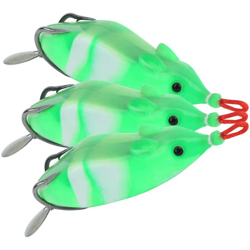 3Pcs Sequin Conversion Soft Artificial Simulation Snakehead Lure Bait Fishing