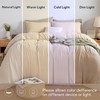 MILDLY Muslin Duvet Cover Set 100% Washed Cotton Double-Layer Breathable