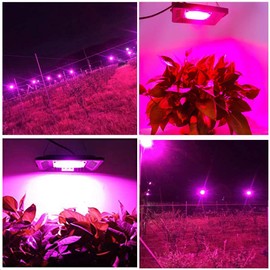Full Spectrum LED Grow Lights for Indoor Plants, CANAGROW Waterproof COB Outdoor Grow Light, Plant Growing Lamps Refugium Light for Saltwater Aquarium, Heating Lamps for Plants Seeding, Veg, Blooming