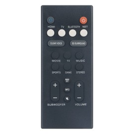 VCQ9140 VINABTY Replacement Infrared IR Remote Control for Yamaha ATS-2090 ATS-1090 Soundbar Audio Speaker System YAS-109 YAS-209