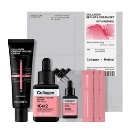 Mediheal Collagen Elasticity Volume Serum 40ml + Cream 50ml + Serum 10ml x 3p set, 1 set / 메디힐 콜라겐 탄력 볼륨 세럼 40ml + 크림 50ml + 세럼 10ml x 3p 세트, 1세트